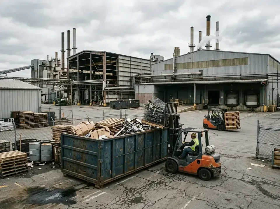 industrial-factory-scrap-conta-003 — frequently asked questions, Cheap Roll-off Dumpster Rentals in Green Cove Springs, FL
